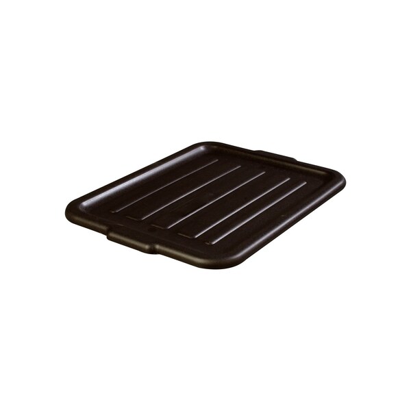 Carlisle Foodservice Unvrsl Bus Box Lid, 20x15x0.75", Blk, PK12 - 4401203