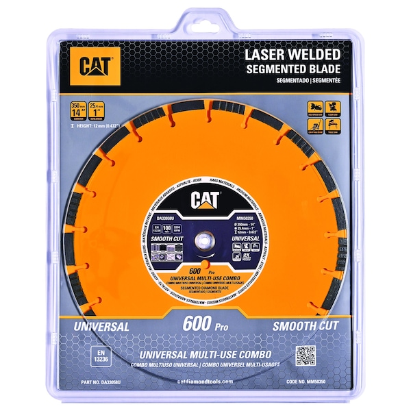 Caterpillar 600 Pro Universal and Multi Materials 14-In Blade 350mm - DA33058U