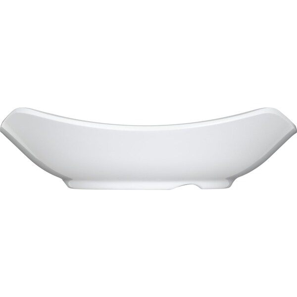 Carlisle Foodservice Mlmn Flare Rim Sq. Dish, 5.25", Wht, PK48 - 794202