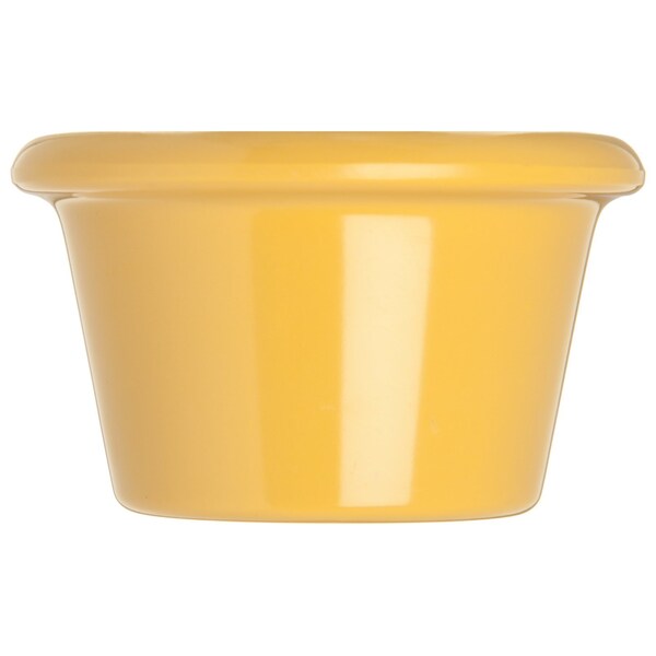 Carlisle Foodservice Melamine Smooth Ramekin, 1.5 oz., Ylw, PK48 - S27522