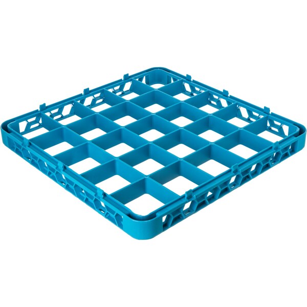 Carlisle Foodservice Dvde Glss Rack Ext, 1.78", Blu, 25 Comp, PK6 - RE2514
