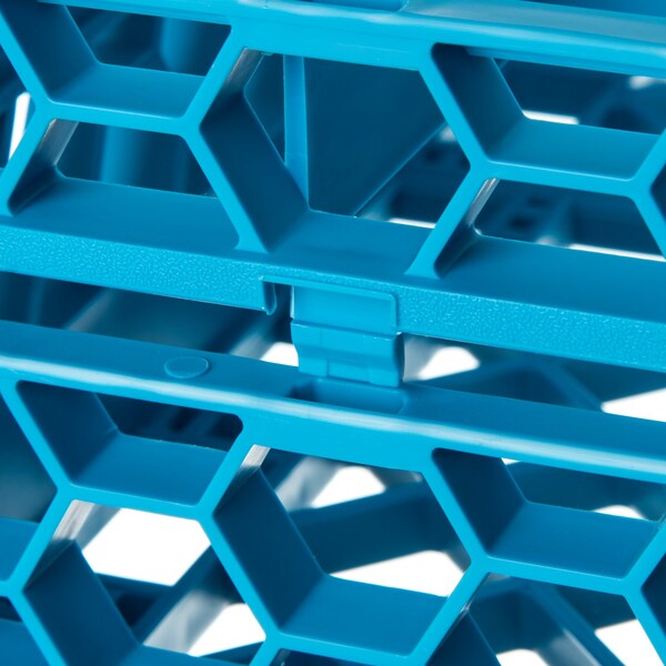 Carlisle Foodservice Dvde Glss Rack Ext, 1.78", Blu, 25 Comp, PK6 - RE2514