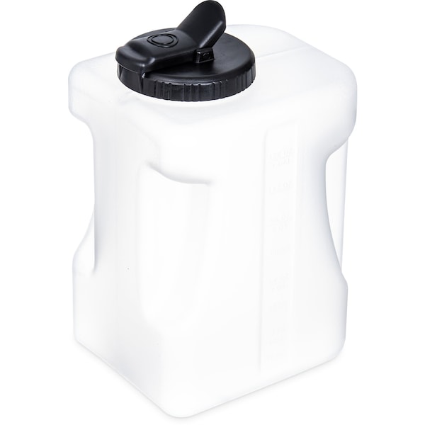 Carlisle Foodservice Container w/Blk Lid, 1 gal., PK2 - 640000