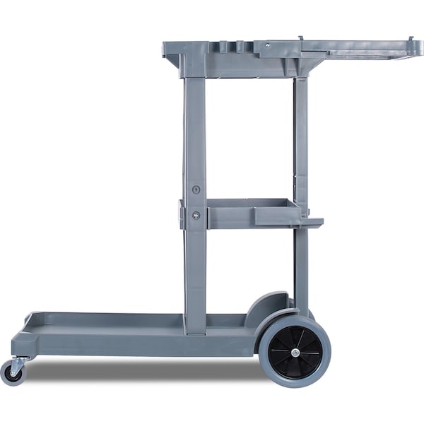 Carlisle Foodservice Short Platform Janitorial Cart, Gray - JC1945S23