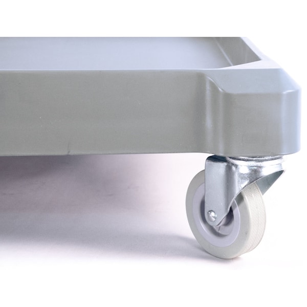 Carlisle Foodservice Long Platform Janitorial Cart, Gray - JC1945L23
