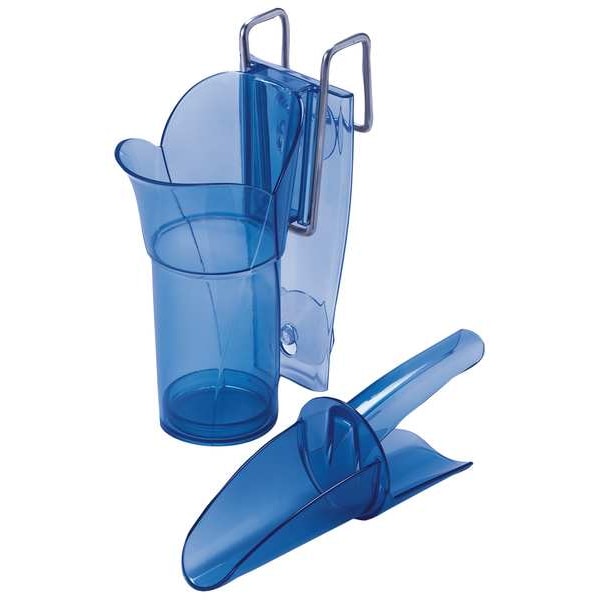 San Jamar Ice Scoop and Holder, 12 to 16 oz. - SI7000GR