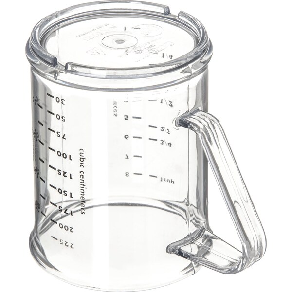 Carlisle Foodservice Measuring Cup, 1 Cup, Clr, PK6 - 431507