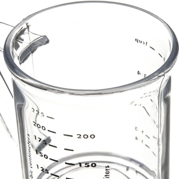 Carlisle Foodservice Measuring Cup, 1 Cup, Clr, PK6 - 431507