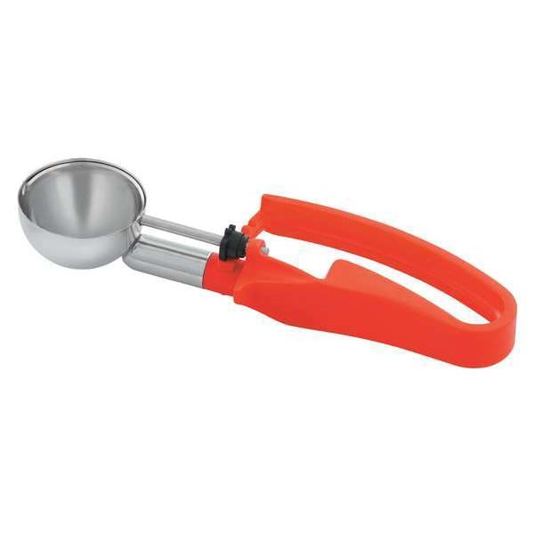 Vollrath Squeeze Disher, 1.52 oz., SS, Red - 47397