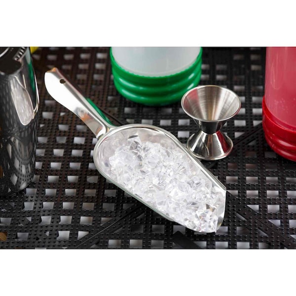 Tablecraft Stainless Steel Ice Scoop, 4 OZ - H512