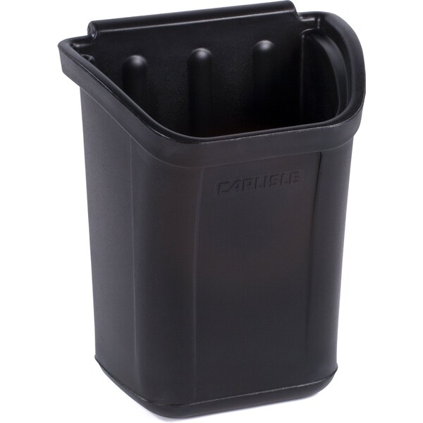 Carlisle Foodservice Trash Bin for Bussing Cart, 7 gal., Black - CC11TH03