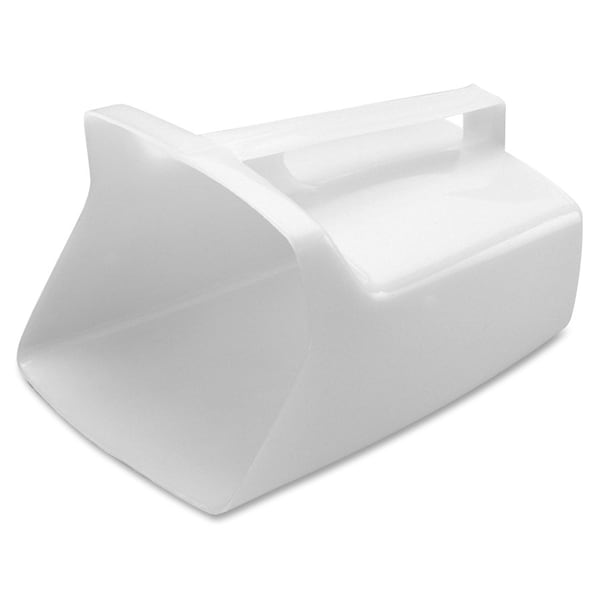 Rubbermaid Commercial Utility Scoop, Dishwasher-safe, 64 oz, White - RCP288500WH