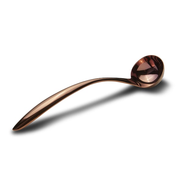 Bon Chef Ez Use Banq Serving Sauce Ladle W/Hollow Cool Handle 10" 1 Oz - Rose Gold - 9462RG