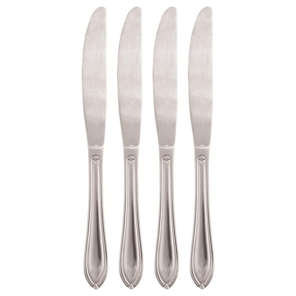Cambridge Cambridge Ginger Silver Stainless Steel Casual Dinner Knife Set 4 pc - 146A04DKWB