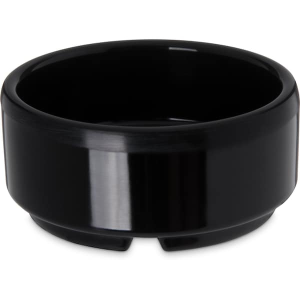 Carlisle Foodservice Mlmn Strgt-Side Ramekin, 2 oz., Bk, PK48 - 41003