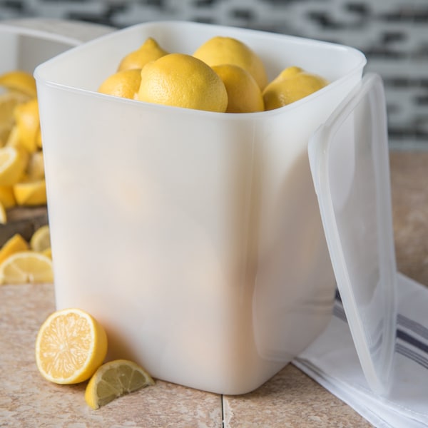 Carlisle Foodservice Storage Container, 8 qt., Wht, PK12 - 156802
