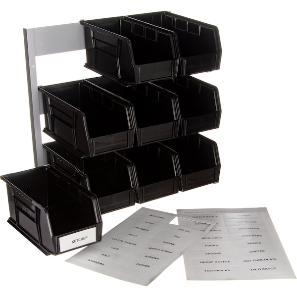 Carlisle Foodservice Packet Rack, 18"x12", 19", Gray - 381109LG