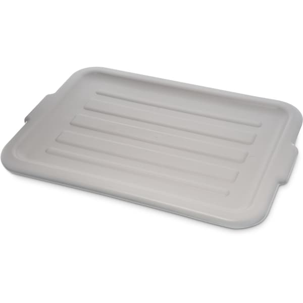 Carlisle Foodservice Unvrsl Bus Box Lid, 20x15x0.75", Gry, PK12 - 4401223