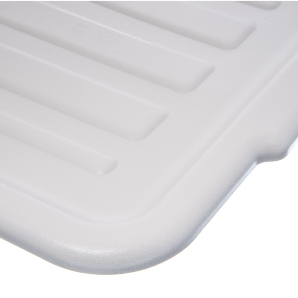 Carlisle Foodservice Unvrsl Bus Box Lid, 20x15x0.75", Gry, PK12 - 4401223