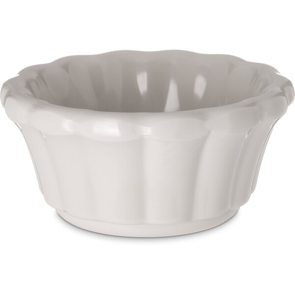 Carlisle Foodservice Mlmn Scalloped Ramekin, 2 oz., Bne, PK48 - 4394342