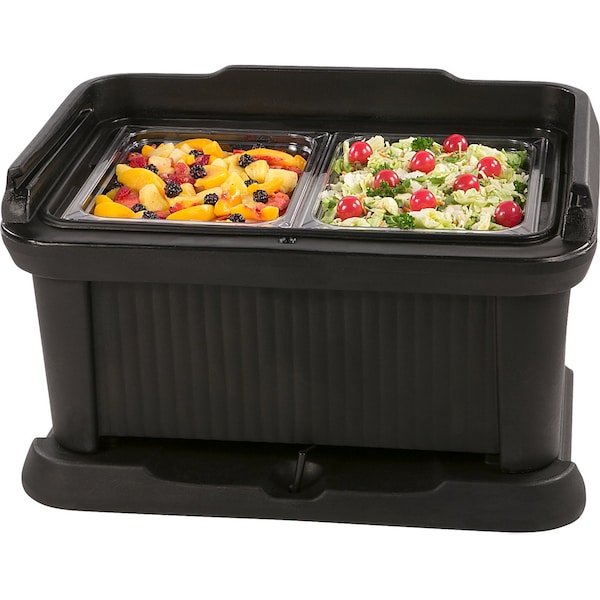 Carlisle Foodservice Slide N Seal Top Loader, 8", Blk - XT180003