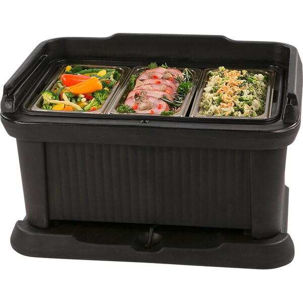 Carlisle Foodservice Slide N Seal Top Loader, 8", Blk - XT180003