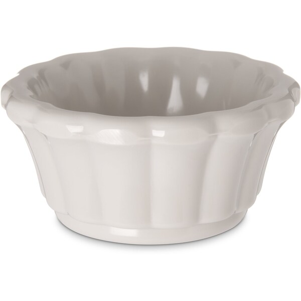 Carlisle Foodservice Mlmn Scalloped Ramekin, 1 oz., Bne, PK48 - 4394242