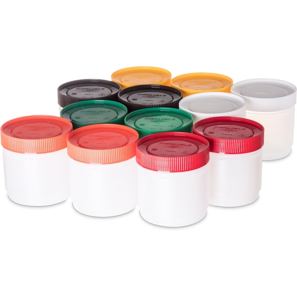 Carlisle Foodservice Pint BU Assort Color Cap., 16 oz., PK12 - PS502N00