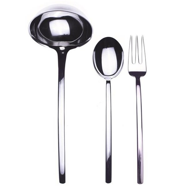 Mepra Mepra 104422003 Serving Set Fork Spoon & Ladle - Due - 3 Piece - 104422003