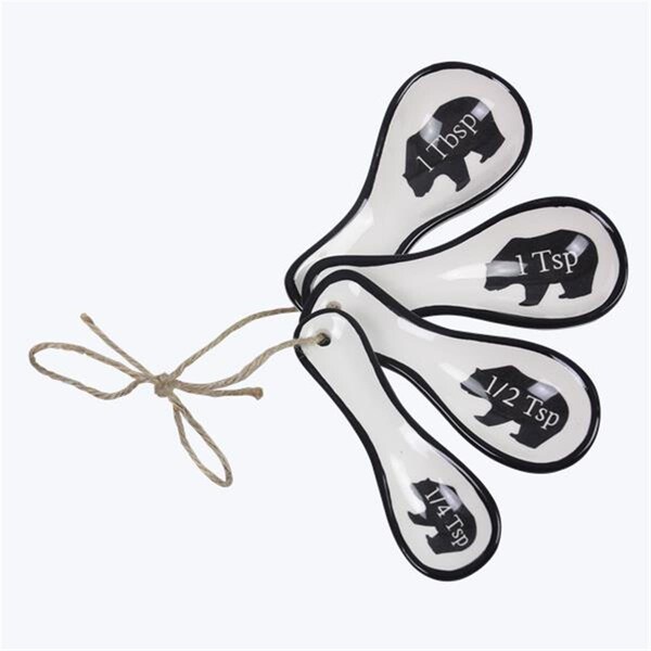 Desorden Ceramic Cabin Measuring Spoons - Set of 4 - DE4252054