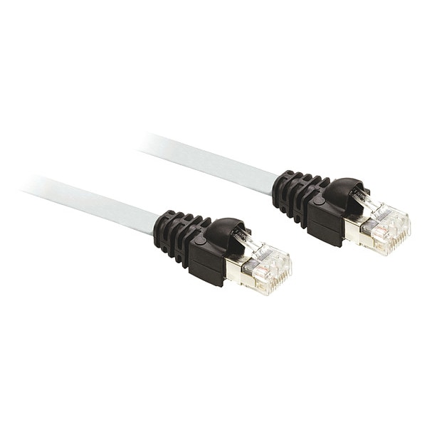 Cable Ethernet Schneider Electric ConneXium - par trenzado apantallado - 2 x RJ45 resistentes - UL - 3 m - TCSECU3M3M3S4