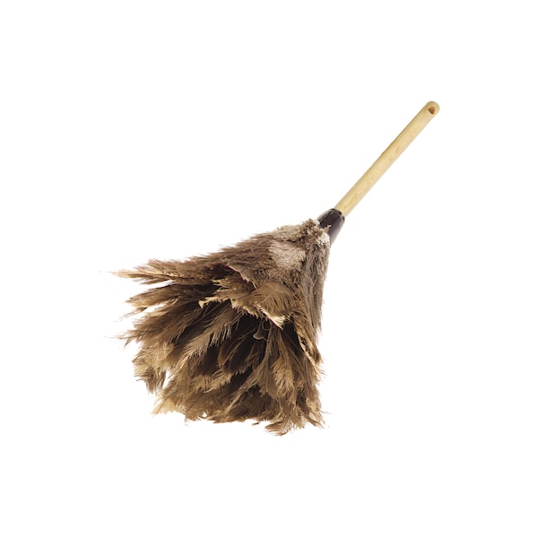 Carlisle Foodservice Feather Duster, 24", Brown, PK12 - 4574300