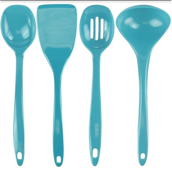 Reston Lloyd Reston Lloyd 81702 4pc Melamine Utensil Set  Turquoise - 81702