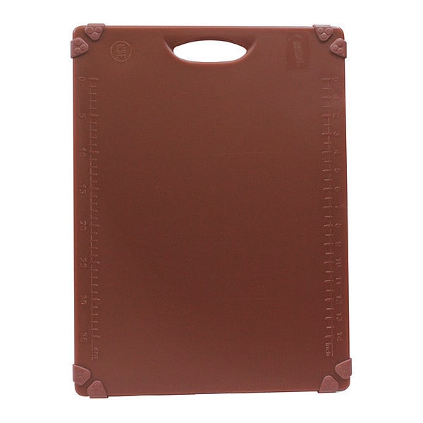 Tablecraft Grippy Cutting Board, Brown, 15"X2"0"X.5" - CBG1520ABR