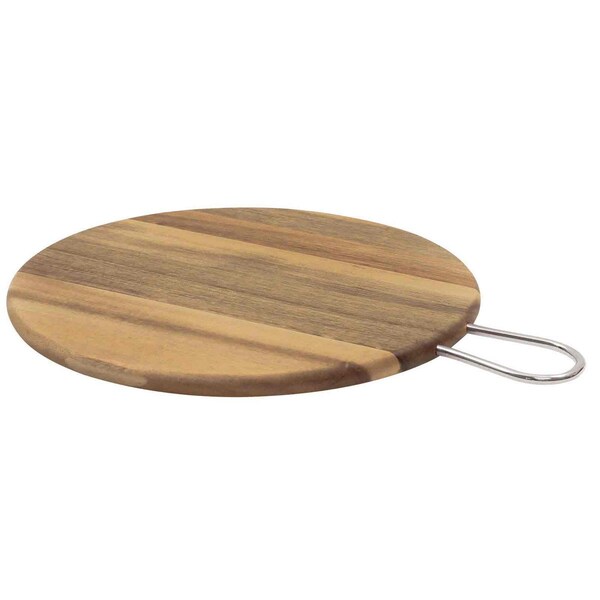Tablecraft Acacia Rnd Display Board, 12"X.6" - ACAMR12