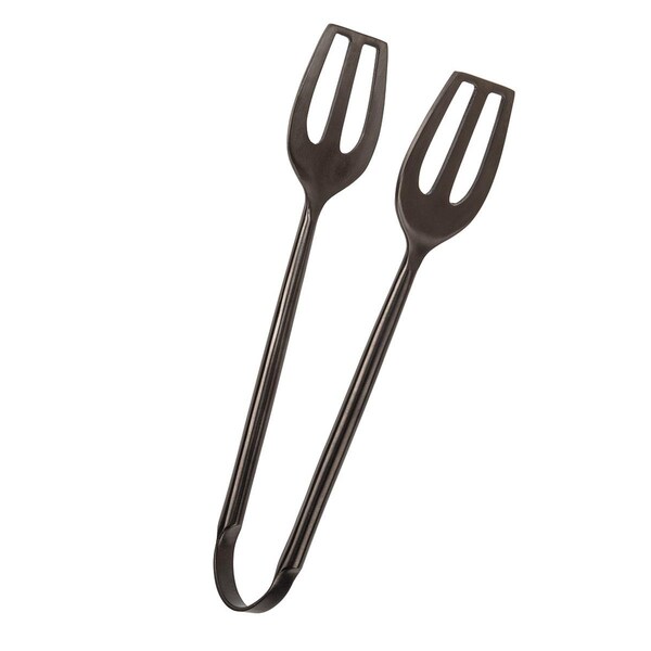 Abbott Collection 7 in. Stainless Steel Ice Tong, Matte Black - AB-36-ONYX-ICE