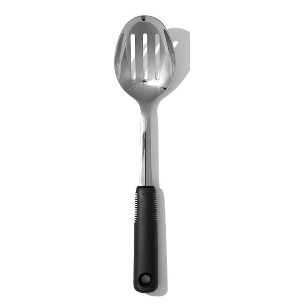 Oxo International Good Grips Spoon, Stainless Steel, Black/Silver - 11283200