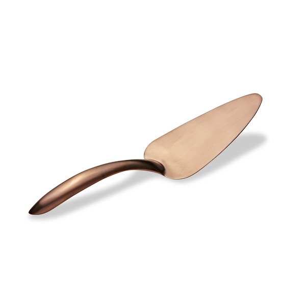 Bon Chef Ez Use Banquet Pastry Server W/Hollow Cool Handle 10-1/4" - Rose Gold Matte - 9465RGM