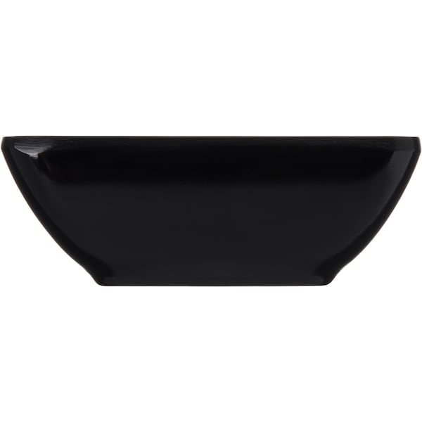 Carlisle Foodservice Melamine Square Ramekin, 2 oz., Blk, PK48 - 086003