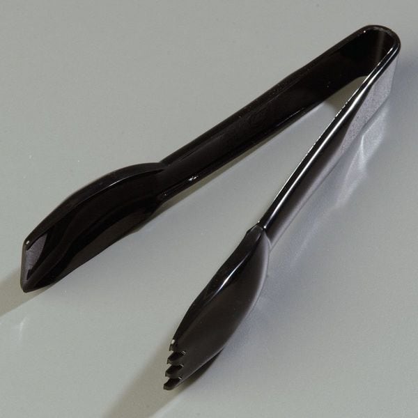 Carlisle Foodservice Pom Tong, Black, 6.44 In, PK12 - 460603