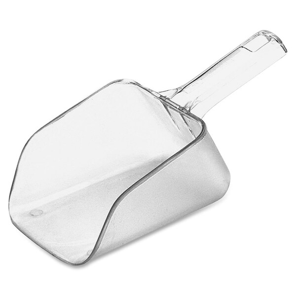Rubbermaid Commercial Utility Scoop, Dishwasher-safe, 4-7/8"x14"x3-3/4", 32 oz, CL - RCP288400CLR