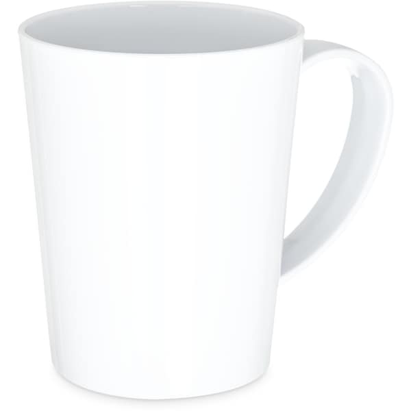 Carlisle Foodservice Mug, 12 oz., Wht, PK12 - 4306802