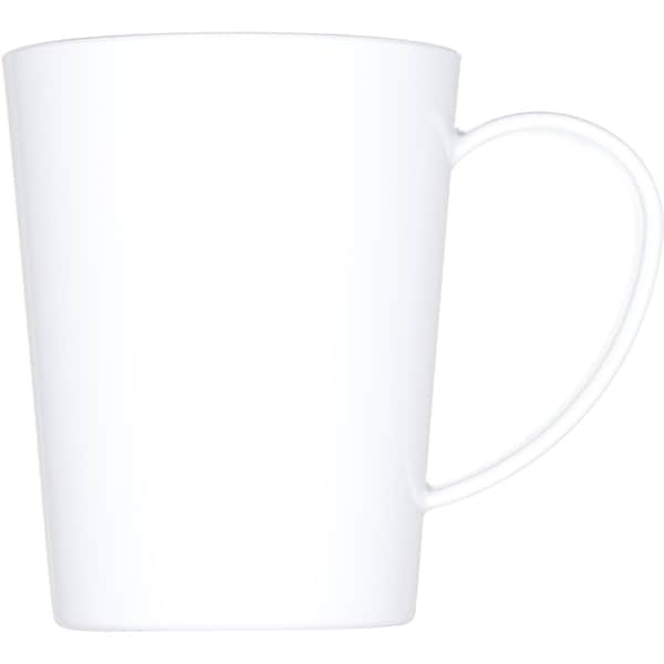 Carlisle Foodservice Mug, 12 oz., Wht, PK12 - 4306802