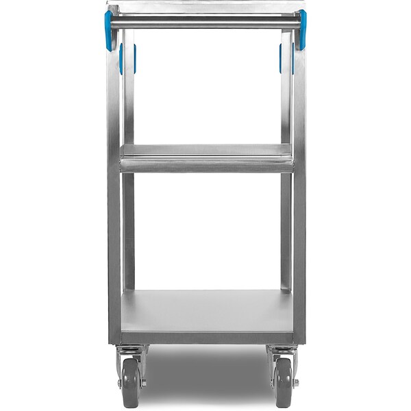 Carlisle Foodservice SS Utility Cart, 3 Shelf, 500 lb., 15.5x24" - UC5031524