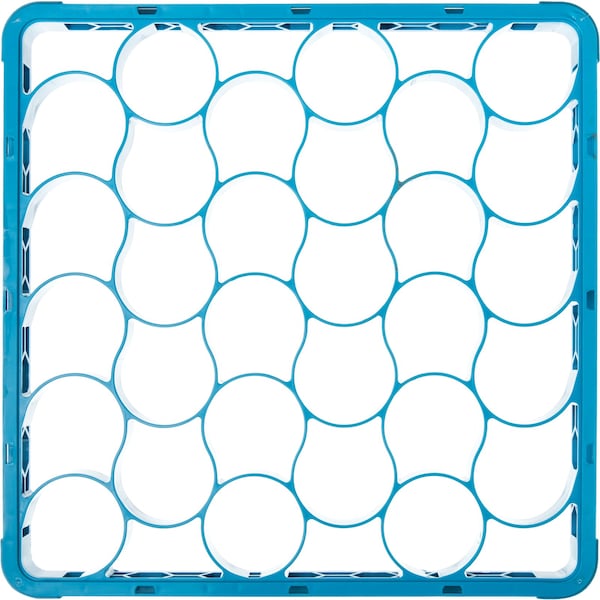 Carlisle Foodservice Shrt Glass Rack Ext, 30 Comp, Blu, PK6 - REW30S14