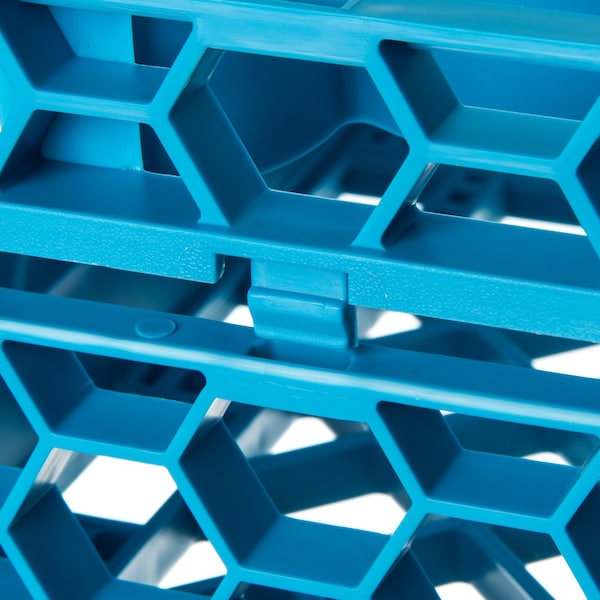 Carlisle Foodservice Shrt Glass Rack Ext, 30 Comp, Blu, PK6 - REW30S14