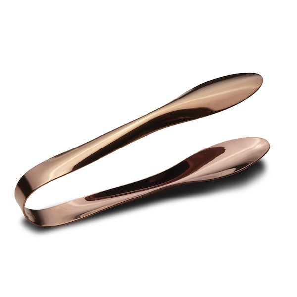 Bon Chef Ez Use Banquet Serving Tongs W/Hollow Cool Handle 9-1/4" - Rose Gold - 9461RG