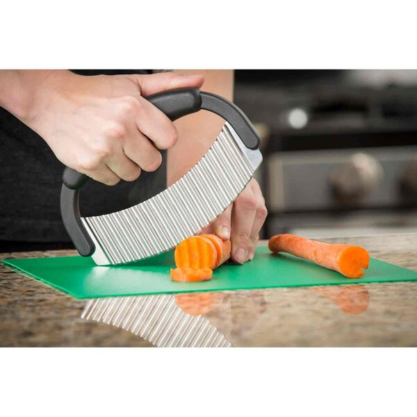 Tablecraft Crinkle Cutter, SS Sngl Blade, Plst Hndl - H6610