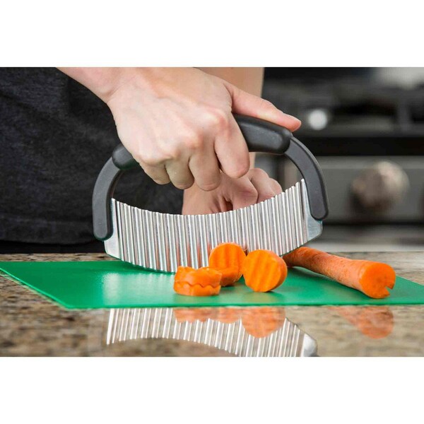 Tablecraft Crinkle Cutter, SS Sngl Blade, Plst Hndl - H6610
