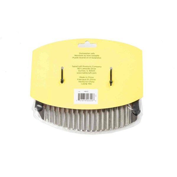Tablecraft Crinkle Cutter, SS Sngl Blade, Plst Hndl - H6610